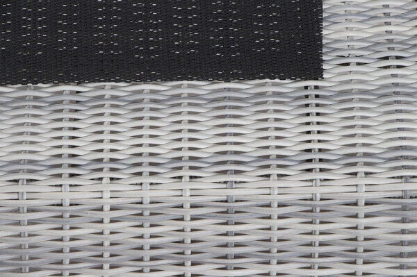 SIENA GARDEN Corido Loungehocker, Ice Grey, Alu / Gardino®-Geflecht, 61x63x45 Cm 5 SIENA GARDEN Corido Loungehocker, Ice Grey, Alu / Gardino®-Geflecht, 61x63x45 Cm – Bild 3