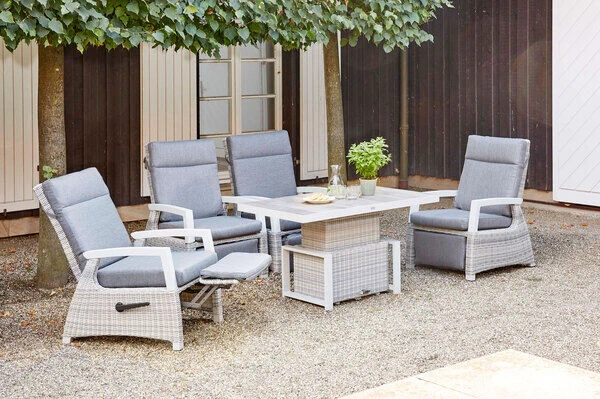 SIENA GARDEN Corido Relaxsessel, Ice Grey, Alu / Gardino®-Geflecht, 73x87x103 Cm, Verstellbar 5 SIENA GARDEN Corido Relaxsessel, Ice Grey, Alu / Gardino®-Geflecht, 73x87x103 Cm, Verstellbar – Bild 3