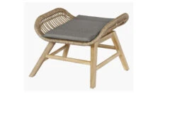 OUTFLEXX Sessel, Rattan Grey, Polyrattan/Akazie, 79,5 X 71,5 X 90 Cm, Inkl. Hocker Und Polster In Braun -Gartenmöbel 3 21033.jpg