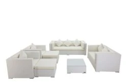 OUTFLEXX Loungemöbel-Set, Weiß, Polyrattan, Für 9 Personen, Inkl. Kaffeetisch, Wasserfeste Kissenbox -Gartenmöbel 3 7173 BOX B.jpg