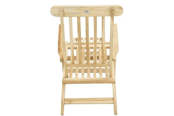 Deckchair Titanic Aus ECO-Teakholz Von Ploß, 166 X 60 X 96 Cm, Mit Armlehnen 6 Deckchair Titanic Aus ECO-Teakholz Von Ploß, 166 X 60 X 96 Cm, Mit Armlehnen – Bild 4