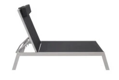 VILLANA Gartenliege, Silber/schwarz, Aluminium/Textil, 198 X 60 X 32 Cm, Verstellbar 15 VILLANA Gartenliege, Silber/schwarz, Aluminium/Textil, 198 X 60 X 32 Cm, Verstellbar -Gartenmöbel 4 13400.jpg