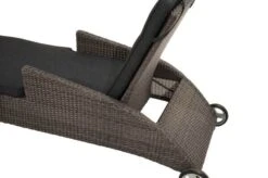 Ploß Rocking Comfort Rollliege, Grau/braun-meliert, Polyrattan, 195x65x42cm, Verstellbar, Hohe Sitzhöhe -Gartenmöbel 4 18208.jpg