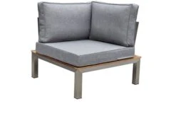 OUTFLEXX Loungemöbel, Silber/grau, Edelstahl/FSC-Teakholz/Textil, Für 4 Personen, Inkl. Beistelltisch -Gartenmöbel 4 18296.jpg