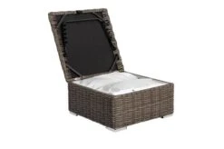 OUTFLEXX Hocker, Grau, Polyrattan, 70 X 70 X 35 Cm, Verstellbare Sitzfläche, Wasserfeste Kissenbox -Gartenmöbel 4 18362 4 BOX.jpg