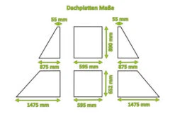OUTFLEXX Ersatzdach Für Pavillon, Transparent, Polycarbonatplatten, 3x3,6m 9 OUTFLEXX Ersatzdach Für Pavillon, Transparent, Polycarbonatplatten, 3x3,6m -Gartenmöbel 4 18403 1.jpg