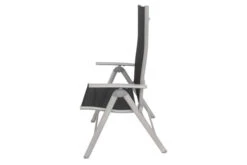 VILLANA Multipositionssessel, Silber/schwarz, Aluminium/Textil, 67 X 58 X 113 Cm, Klappbar 18 VILLANA Multipositionssessel, Silber/schwarz, Aluminium/Textil, 67 X 58 X 113 Cm, Klappbar -Gartenmöbel 5 13397.jpg