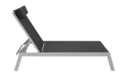 VILLANA Gartenliege, Silber/schwarz, Aluminium/Textil, 198 X 60 X 32 Cm, Verstellbar 16 VILLANA Gartenliege, Silber/schwarz, Aluminium/Textil, 198 X 60 X 32 Cm, Verstellbar -Gartenmöbel 5 13400.jpg