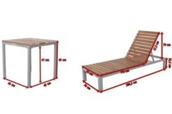 Villana 2er Sonnenliegen-Set, Alu/FSC-Akazienholz, 201x70x32,5cm, 4-fach Verstellbar, Mit Beistelltisch 45x45cm 18 Villana 2er Sonnenliegen-Set, Alu/FSC-Akazienholz, 201x70x32,5cm, 4-fach Verstellbar, Mit Beistelltisch 45x45cm -Gartenmöbel 5 17776.jpg