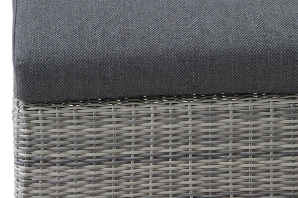 SIENA GARDEN Corido Loungehocker, Ice Grey, Alu / Gardino®-Geflecht, 61x63x45 Cm 7 SIENA GARDEN Corido Loungehocker, Ice Grey, Alu / Gardino®-Geflecht, 61x63x45 Cm – Bild 5