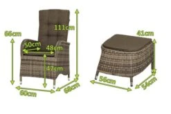 Ploß Rabida Dining Sessel, Champagner-meliert, Polyrattan, Verstellbar, Mit Fußhocker -Gartenmöbel 5 21057.jpg