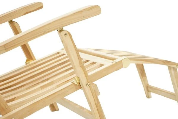 Deckchair Titanic Aus ECO-Teakholz Von Ploß, 166 X 60 X 96 Cm, Mit Armlehnen 8 Deckchair Titanic Aus ECO-Teakholz Von Ploß, 166 X 60 X 96 Cm, Mit Armlehnen – Bild 6