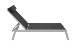 VILLANA Gartenliege, Silber/schwarz, Aluminium/Textil, 198 X 60 X 32 Cm, Verstellbar 17 VILLANA Gartenliege, Silber/schwarz, Aluminium/Textil, 198 X 60 X 32 Cm, Verstellbar -Gartenmöbel 6 13400.jpg