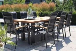 HARTMAN Alice Stapelsessel 4er-Set, Xerix/schwarz, Alu/4x4 Textilen, Mit FSC Teak-Armlehnen -Gartenmöbel 6 13789.jpg