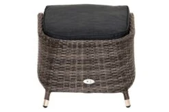 Ploß Rocking Hocker, Grau/braun-meliert, Polyrattan, 56x54x41 Cm, Zu Dining Sessel, Inkl. Polster -Gartenmöbel 6 18203.jpg