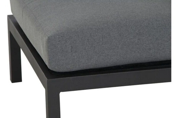 SIENA GARDEN Alvida Mittelmodul, Anthrazit/grau, Aluminium/Ranotex, Inkl. Polster 8 SIENA GARDEN Alvida Mittelmodul, Anthrazit/grau, Aluminium/Ranotex, Inkl. Polster – Bild 6