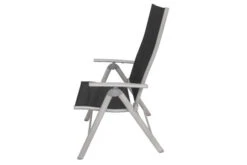 VILLANA Multipositionssessel, Silber/schwarz, Aluminium/Textil, 67 X 58 X 113 Cm, Klappbar 20 VILLANA Multipositionssessel, Silber/schwarz, Aluminium/Textil, 67 X 58 X 113 Cm, Klappbar -Gartenmöbel 7 13397.jpg
