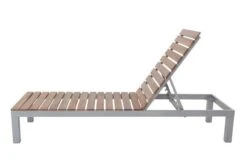 VILLANA Gartenliege, Alu / FSC-Akazienholz, 200 X 70 X 33 Cm, 4-Stufen Verstellbar -Gartenmöbel 7 16457.jpg