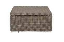 OUTFLEXX Hocker, Grau, Polyrattan, 70 X 70 X 35 Cm, Verstellbare Sitzfläche, Wasserfeste Kissenbox -Gartenmöbel 7 18362 4 BOX.jpg
