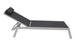 VILLANA Gartenliege, Silber/schwarz, Aluminium/Textil, 198 X 60 X 32 Cm, Verstellbar 19 VILLANA Gartenliege, Silber/schwarz, Aluminium/Textil, 198 X 60 X 32 Cm, Verstellbar -Gartenmöbel 8 13400.jpg