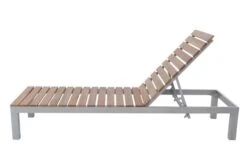 VILLANA Gartenliege, Alu / FSC-Akazienholz, 200 X 70 X 33 Cm, 4-Stufen Verstellbar -Gartenmöbel 8 16457.jpg