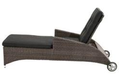 Ploß Rocking Comfort Rollliege, Grau/braun-meliert, Polyrattan, 195x65x42cm, Verstellbar, Hohe Sitzhöhe -Gartenmöbel 8 18208.jpg