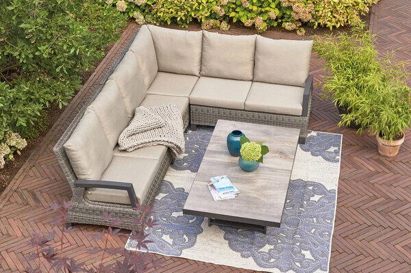 SIENA GARDEN Corido Eckelement, Charcoal, Alu / Gardino®-Geflecht, 83x83x88 Cm 10 SIENA GARDEN Corido Eckelement, Charcoal, Alu / Gardino®-Geflecht, 83x83x88 Cm – Bild 8