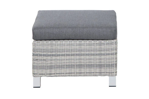 SIENA GARDEN Corido Loungehocker, Ice Grey, Alu / Gardino®-Geflecht, 61x63x45 Cm 10 SIENA GARDEN Corido Loungehocker, Ice Grey, Alu / Gardino®-Geflecht, 61x63x45 Cm – Bild 8