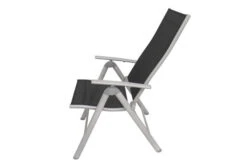 VILLANA Multipositionssessel, Silber/schwarz, Aluminium/Textil, 67 X 58 X 113 Cm, Klappbar 22 VILLANA Multipositionssessel, Silber/schwarz, Aluminium/Textil, 67 X 58 X 113 Cm, Klappbar -Gartenmöbel 9 13397.jpg