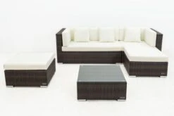 OUTFLEXX Loungemöbel-Set, Braun Marmoriert, 5 Pers, Polyrattan, Wasserfeste Kissenbox, Inkl. Beistelltisch 21 OUTFLEXX Loungemöbel-Set, Braun Marmoriert, 5 Pers, Polyrattan, Wasserfeste Kissenbox, Inkl. Beistelltisch -Gartenmöbel 9 16068 BOX B.jpg