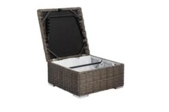 OUTFLEXX Hocker, Grau, Polyrattan, 70 X 70 X 35 Cm, Verstellbare Sitzfläche, Wasserfeste Kissenbox -Gartenmöbel 9 18362 4 BOX.jpg