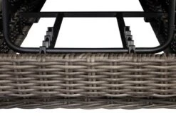 OUTFLEXX Rollliege, Grau, Polyrattan, 200x70x27,5cm, Rückenlehne 5-fach Verstellbar 30 OUTFLEXX Rollliege, Grau, Polyrattan, 200x70x27,5cm, Rückenlehne 5-fach Verstellbar -Gartenmöbel 9 18367.jpg